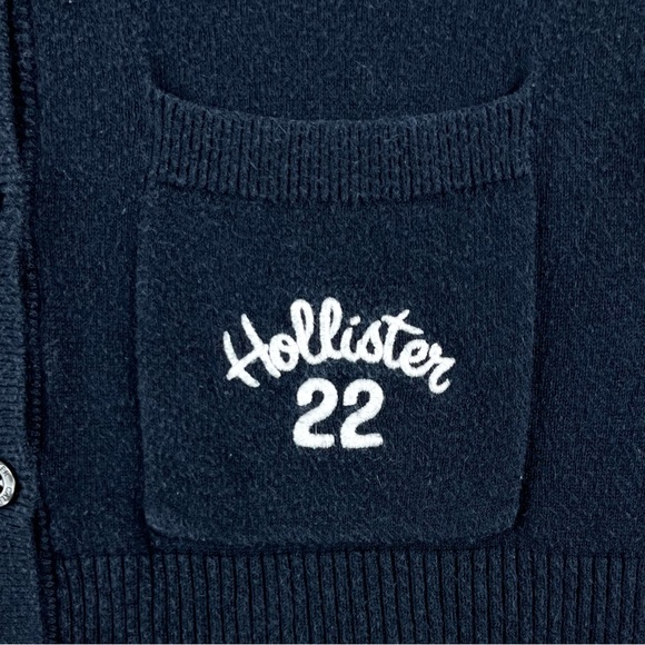 Hollister Co. Summerland Navy Button-Up Cardigan Sweater - Picture 7 of 8